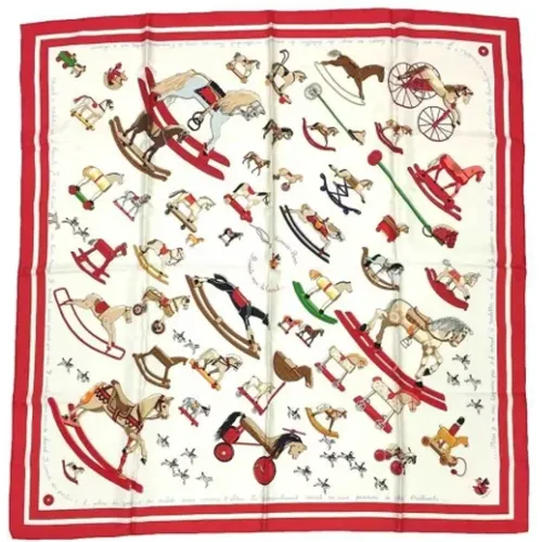 Pre-owned Silk scarves , female, Sizes: ONE SIZE - Hermès Vintage - Modalova