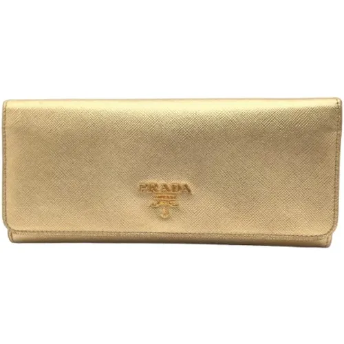 Pre-owned Leather wallets , female, Sizes: ONE SIZE - Prada Vintage - Modalova