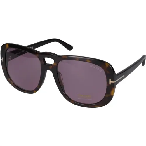 Stylische Sonnenbrille Ft1012 , Damen, Größe: 56 MM - Tom Ford - Modalova
