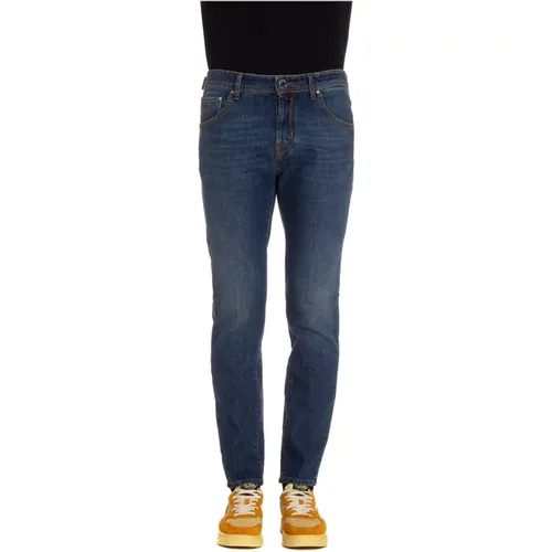 Luxurious Slim-Fit Denim Jeans , male, Sizes: W31, W32, W36 - Jacob Cohën - Modalova