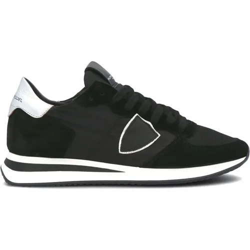 Trpx Basic Noir Argent Sneakers , female, Sizes: 3 UK, 8 UK, 7 UK, 4 UK - Philippe Model - Modalova