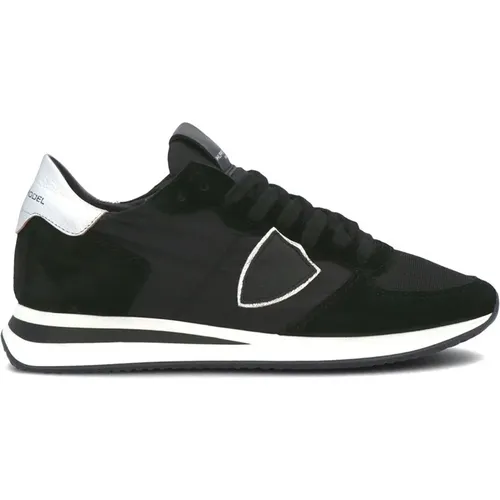 Trpx Basic Noir Argent Sneakers , female, Sizes: 6 UK - Philippe Model - Modalova