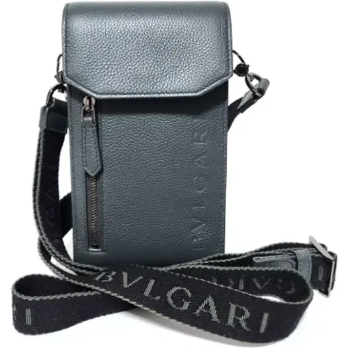 Pre-owned Leather shoulder-bags , unisex, Sizes: ONE SIZE - Bvlgari Vintage - Modalova