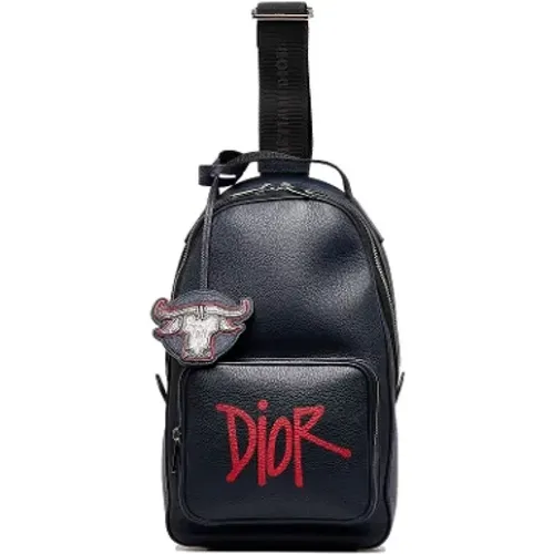 Pre-owned Leather backpacks , female, Sizes: ONE SIZE - Dior Vintage - Modalova