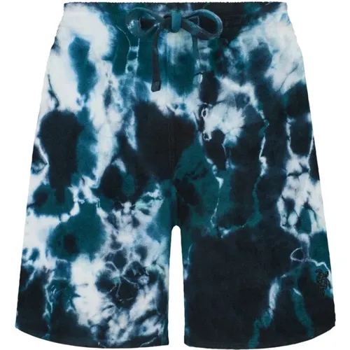 Ocean Tie & Dye Frottee-Shorts , Damen, Größe: M - Vilebrequin - Modalova