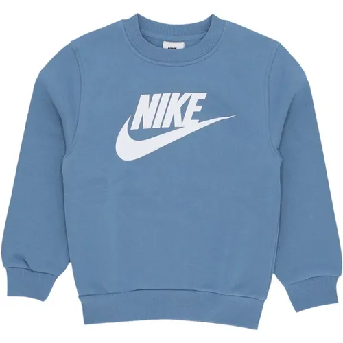 Sportswear Crewneck Sweatshirt Aegean Storm , Herren, Größe: S - Nike - Modalova