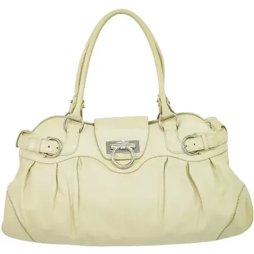 Pre-owned Leather handbags , female, Sizes: ONE SIZE - Salvatore Ferragamo Pre-owned - Modalova