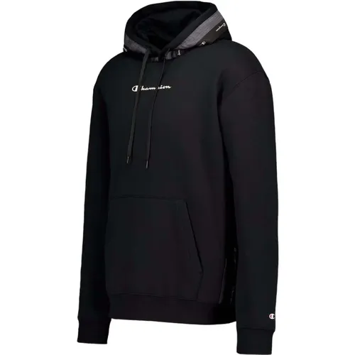 Jacquard Banded Hoodie , Herren, Größe: 2XL - Champion - Modalova