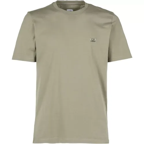 Bronze Cotton T-Shirt , male, Sizes: XL - C.P. Company - Modalova