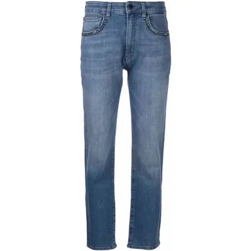 Blaue Skinny Jeans Love Moschino - Love Moschino - Modalova