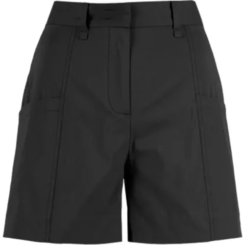 High Waisted Cotton Satin Shorts , female, Sizes: XS, S, 2XS, L, XL, M - BomBoogie - Modalova