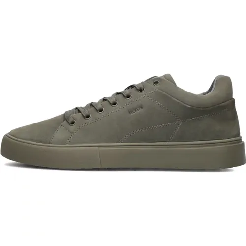 Grüne Low-Top-Sneaker für Herren , Herren, Größe: 46 EU - Blackstone - Modalova