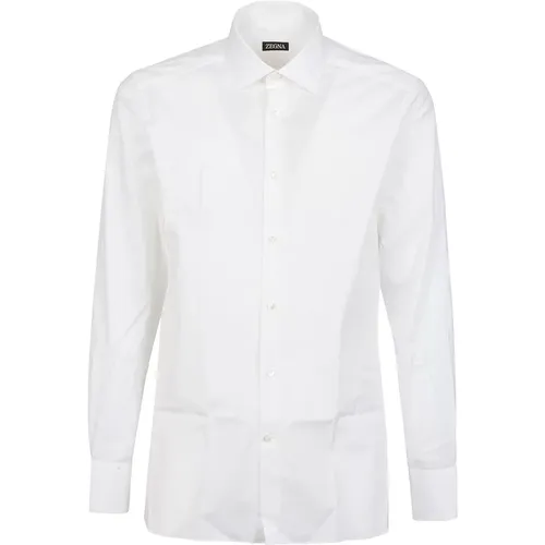 Tailored Long Sleeve Shirt , male, Sizes: 3XL, 2XL, L, 4XL, M - Ermenegildo Zegna - Modalova