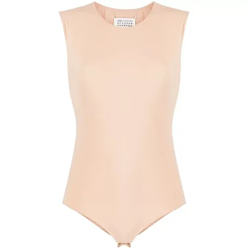 Nude Technical Jersey Sleeveless Top , female, Sizes: XS, S, 2XS, M - Maison Margiela - Modalova