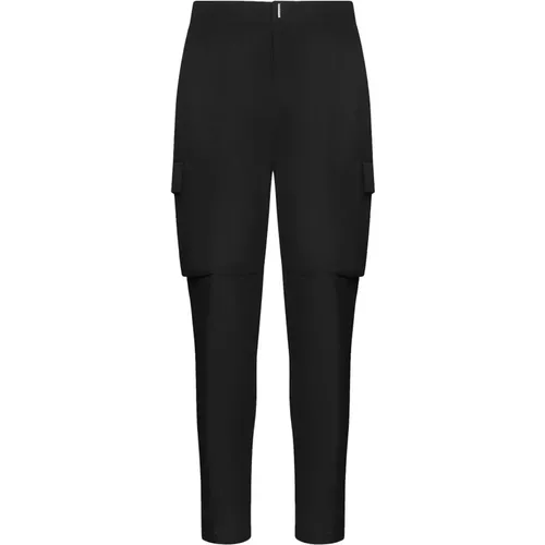 Cargo Wool Trousers , male, Sizes: L - Givenchy - Modalova