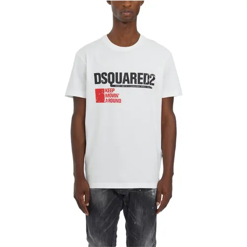 Cool Fit Logo T-shirt , Herren, Größe: M - Dsquared2 - Modalova