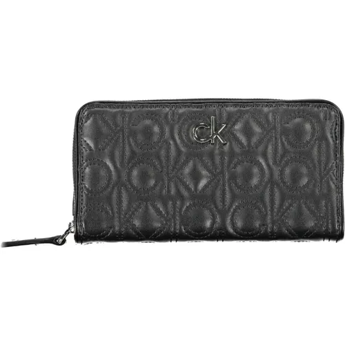 Polyurethane Wallet with 5 Compartments , female, Sizes: ONE SIZE - Calvin Klein - Modalova