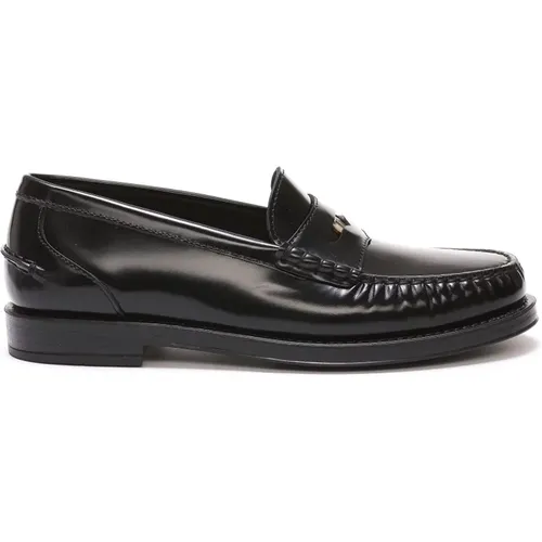 Flat Shoes, Leather, Rubber Sole , female, Sizes: 4 UK - TOD'S - Modalova