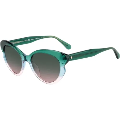 Grüne Acetat-Sonnenbrille für Frauen - Kate Spade - Modalova