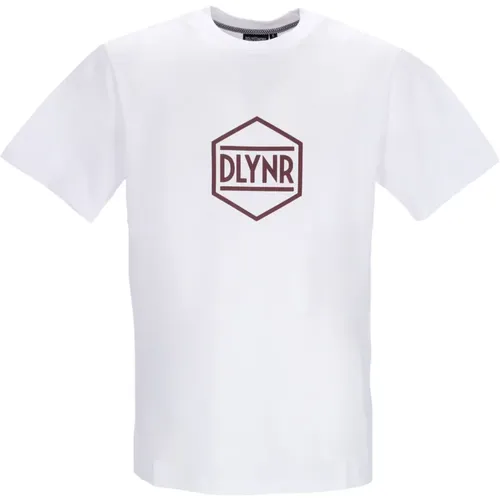 Logo Tee - Weiß Streetwear , Herren, Größe: M - Dolly Noire - Modalova