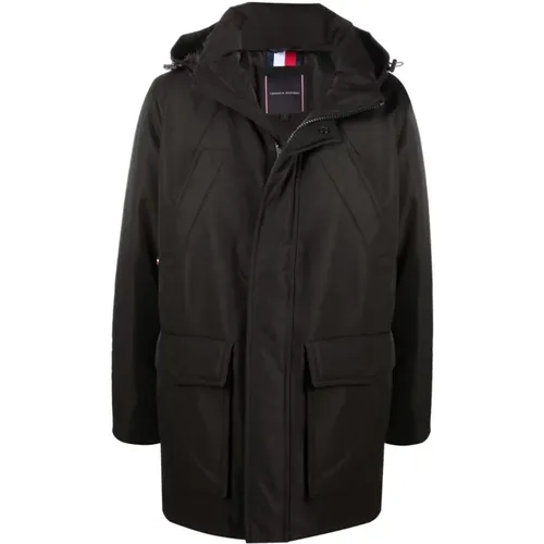 Down Parka Jacket , male, Sizes: S - Tommy Hilfiger - Modalova