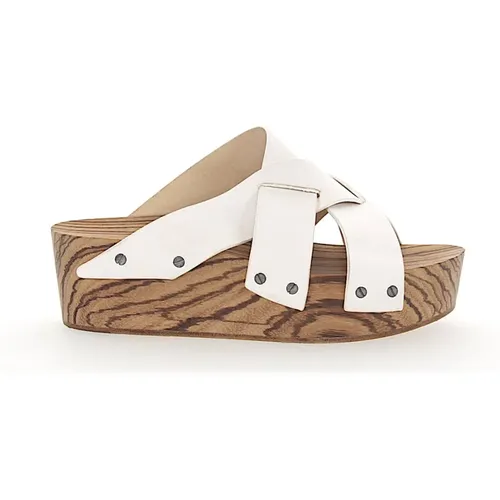 Calf Leather Platform Sandals , female, Sizes: 4 UK - Proenza Schouler - Modalova