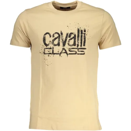 Druck Logo Rundhals T-shirt - Cavalli Class - Modalova