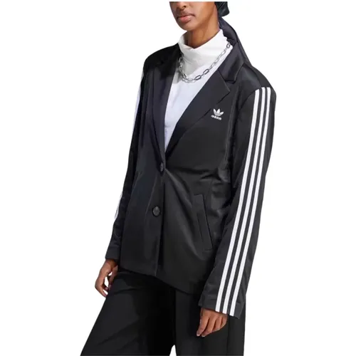 Klassiker 3-Stripes Blazer , Damen, Größe: M - Adidas - Modalova