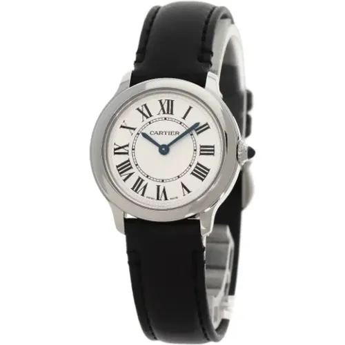 Pre-owned Glass watches , female, Sizes: ONE SIZE - Cartier Vintage - Modalova