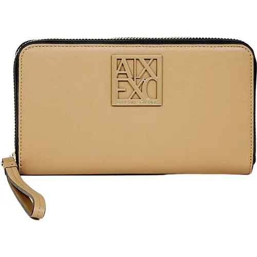 Bifold Wallet in Polyester , female, Sizes: ONE SIZE - Armani Exchange - Modalova