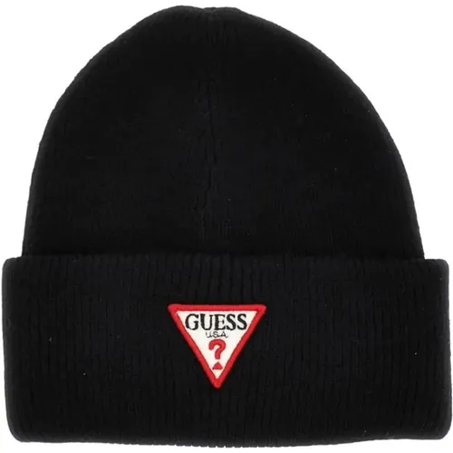 Stylische Beanie Mütze für Männer , Damen, Größe: L - Guess - Modalova