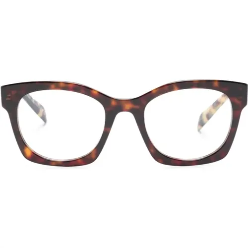 Havana Optical Frame , female, Sizes: 50 MM, 52 MM - Prada - Modalova