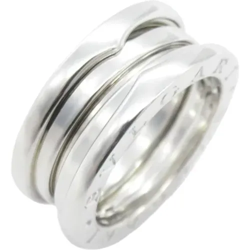 Pre-owned White Gold rings , female, Sizes: ONE SIZE - Bvlgari Vintage - Modalova