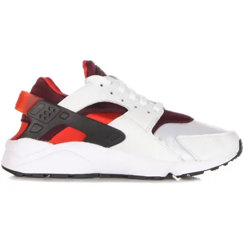 Huarache Low Sneaker White/Red/Black , male, Sizes: 5 UK, 6 UK, 8 1/2 UK, 2 1/2 UK - Nike - Modalova