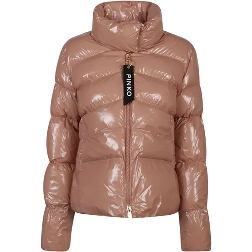 Warme Winter Daunenjacke , Damen, Größe: M - pinko - Modalova