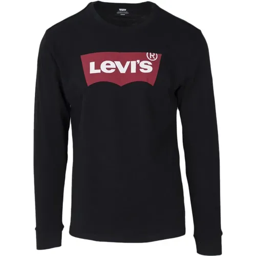 Levi's , Print Long Sleeve T-shirt , male, Sizes: XS - Levis - Modalova
