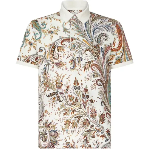 T-shirts and Polos White , male, Sizes: M - ETRO - Modalova