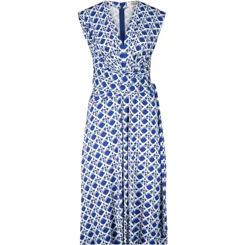 Wrap Maxi Dress with Geometric Pattern , female, Sizes: S, L, M - Diane Von Furstenberg - Modalova