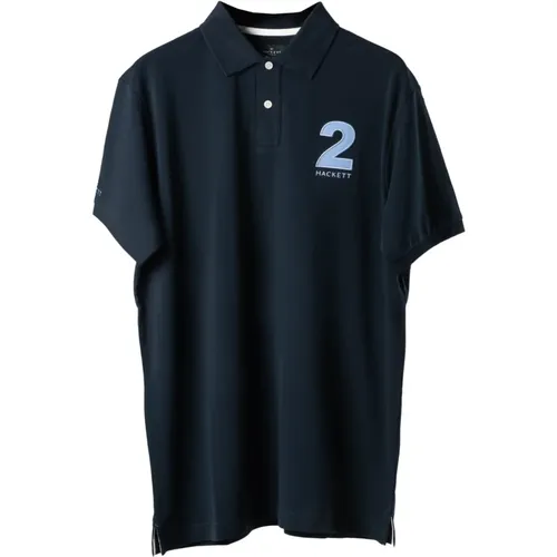 London | Heritage Number Polo Shirt , Herren, Größe: 3XL - Hackett - Modalova