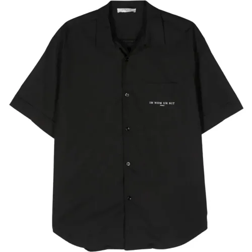 Schwarzes Bowlinghemd mit MA-Zitat,Shirts - IH NOM UH NIT - Modalova