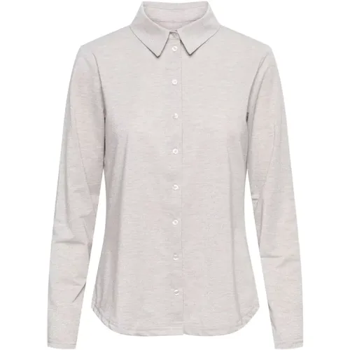 Lotte Melange Bluse , Damen, Größe: XL - &Co Woman - Modalova