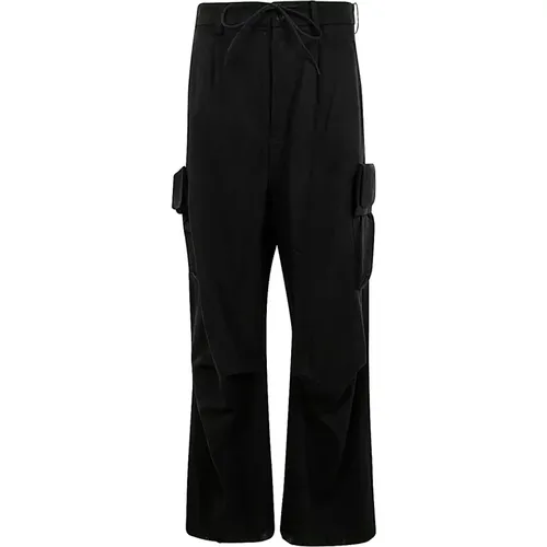 Schwarze Cargo-Hose mit Bündchen , Damen, Größe: S - Y-3 - Modalova