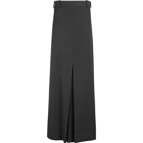 Elegant Box Pleat Skirt , female, Sizes: S, M - Victoria Beckham - Modalova