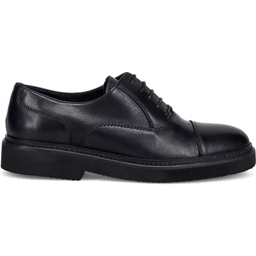 Klassische schwarze flache Schuhe , Damen, Größe: 37 EU - Sangiorgio - Modalova
