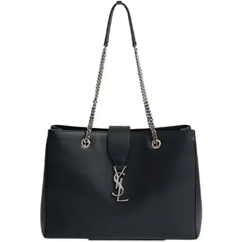 Pre-owned Leather shoulder-bags , female, Sizes: ONE SIZE - Yves Saint Laurent Vintage - Modalova