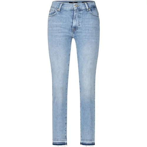 Slim-Fit Jeans Roxanne Ankle , Damen, Größe: W25 - 7 For All Mankind - Modalova