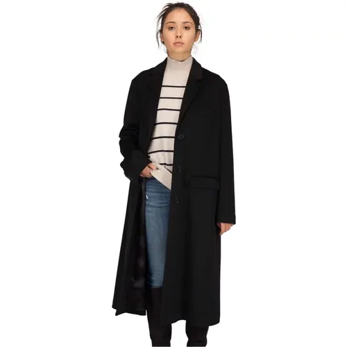 Cashmere Trapeze Coat , female, Sizes: M, S - Aspesi - Modalova