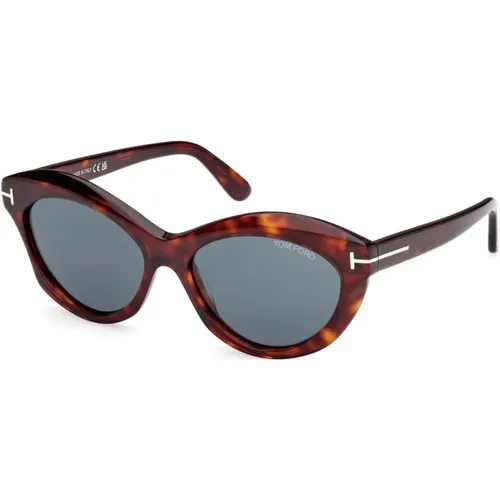 Ft1111 54V Sunglasses , female, Sizes: 55 MM - Tom Ford - Modalova