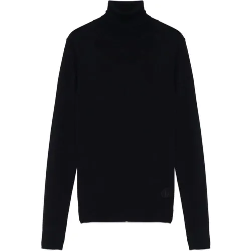 Navy Wool Turtleneck Sweater - Chloé - Modalova