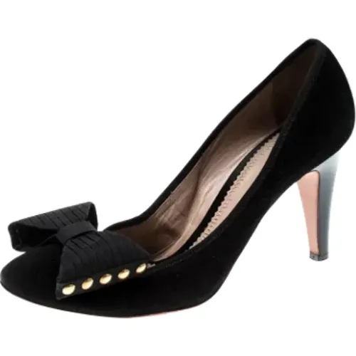 Pre-owned Wildleder heels , Damen, Größe: 39 1/2 EU - Chloé Pre-owned - Modalova